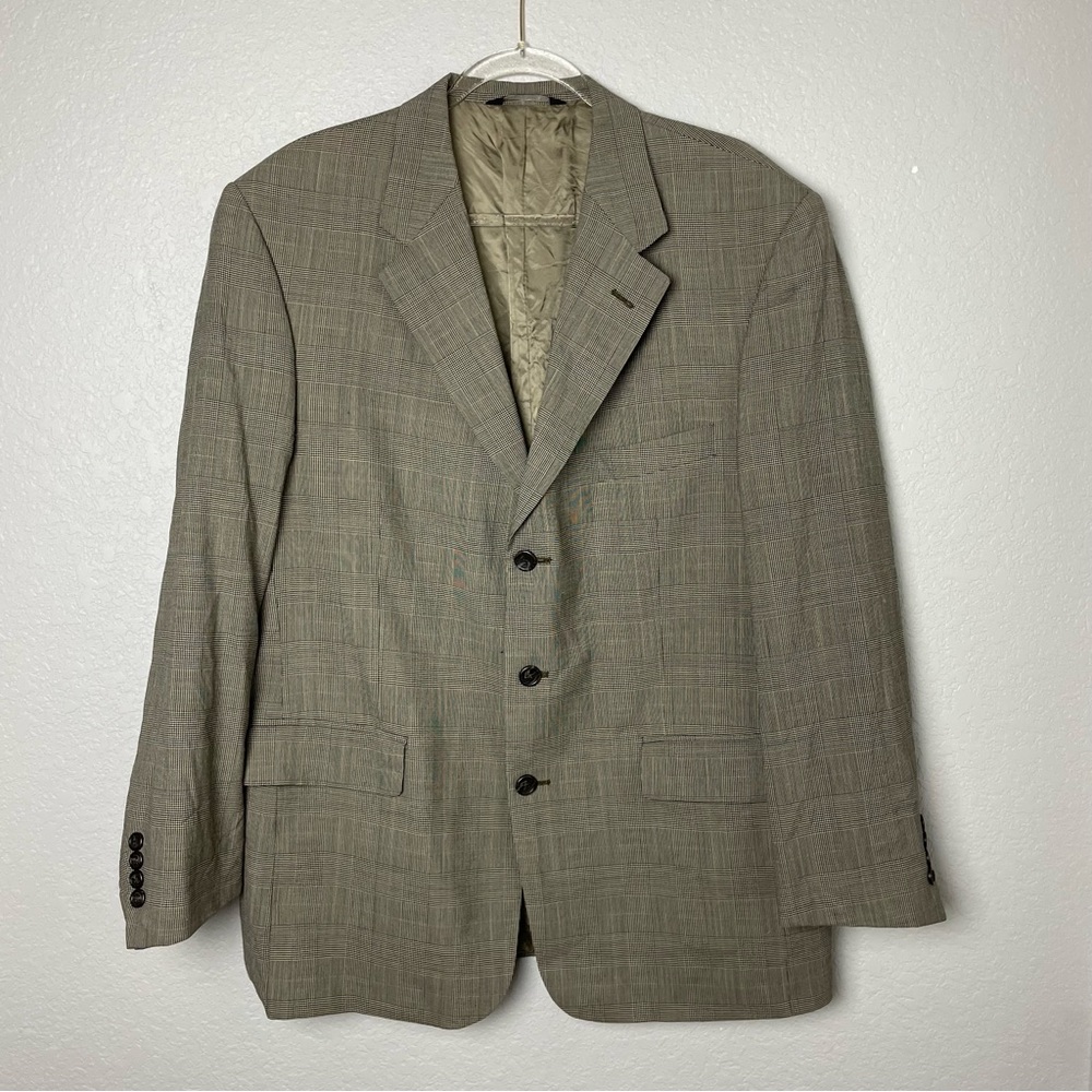 Vintage Foley’s 100% Wool Men's Oversized Brown Blazer Size XXL